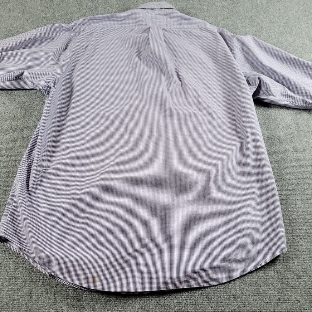 Ralph Lauren Shirt Men 17-36/37 Yarmouth Purple Check Button Down Pony Hong Kong - Picture 3 of 9